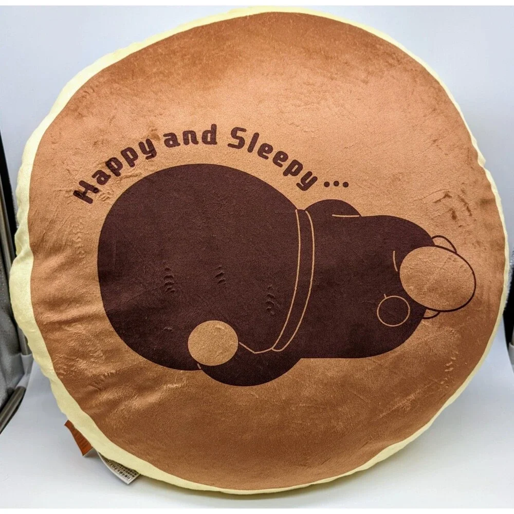 NEW Taito Doraemon And Dorayaki Large Cushion Pillow Plush Happy And Sleepy